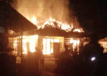 Diamuk Sijago Merah, Rumah Warga Desa Purwodadi Ini Habis Terbakar