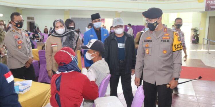 Gandeng PKC PMII, Polda Jambi Gelar Vaksinasi Massal di Kampus UIN