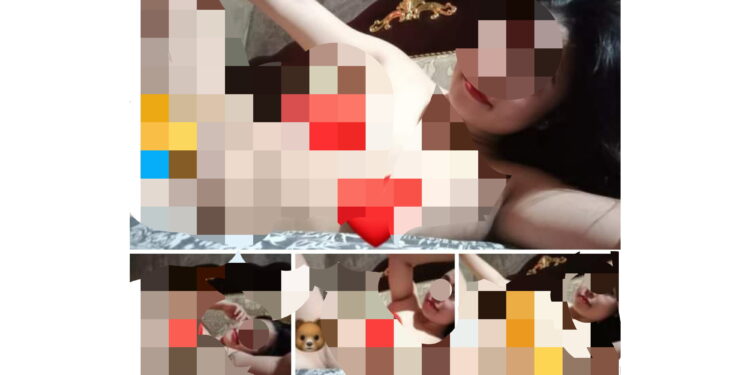 Viral, Diduga Akun FB Dibobol,  Wanita Asal Tanjabbar Pamerkan Foto Bugil