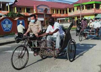 Gubernur : Pak Bupati, Kembalikan Kejayaan Becak Seperti Tungkal Zaman Dulu