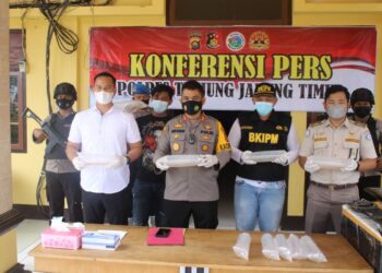 Penyelundupan Benih Lobster Senilai Rp 5,8 Miliar Berhasil digagalkan Polres Tanjabtim