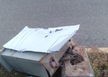 Box Panel Lampu Jalan Menuju Eks MTQ Baru Dirusak dan Dicuri