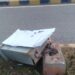 Box Panel Lampu Jalan Menuju Eks MTQ Baru Dirusak dan Dicuri