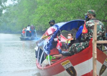 Polres Tanjabbar Kembali Buat Gebrakan dengan Luncurkan Kapal Pelampung Polri