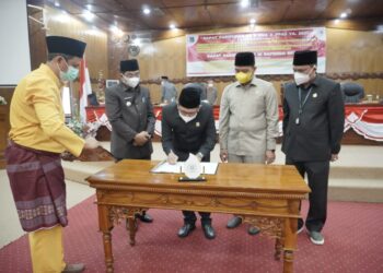DPRD Tanjab Barat Gelar Paripurna ke II KUA dan PPAS Tahun 2022