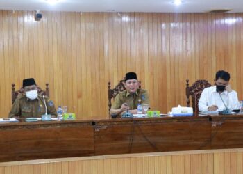 Wabup Hairan Pimpin Rapat Penyampaian Tugas LPTQ dan Persiapan MTQ