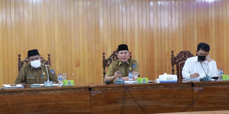 Wabup Hairan Pimpin Rapat Penyampaian Tugas LPTQ dan Persiapan MTQ