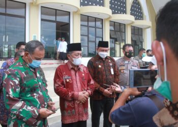 Tinjau Persiapan MTQ Secara Langsung, Wagub Abdullah Sani Didampingi Wabup Hairan