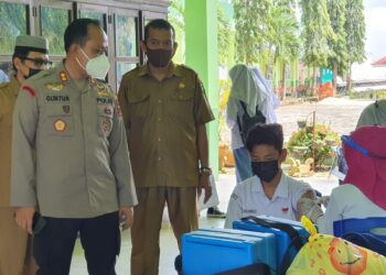 Gelar Gebyar Vaksinasi Bagi Pelajar,  Polres Bungo Turun ke Sekolah- Sekolah