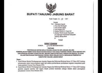 Selama PPKM Darurat, Pemkab Tanjabbar Menerapkan WFH