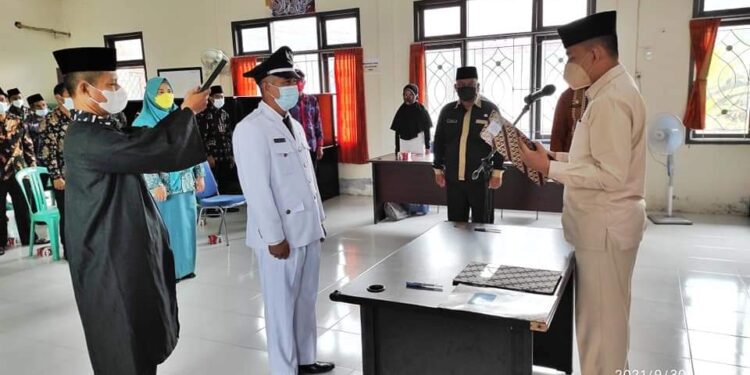 Isi Kekosongan Jabatan Kades, Pjs Kades Jati Emas Dilantik