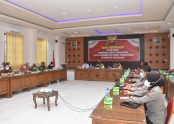 Dalam Rangka Rakor Penanganan Covid-19 dan Persiapan MTQ Ke-50, Kapolda Kunker Ke Tanjabbar