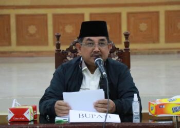 Dalam Rangka Pemanfaatan Beras Lokal Untuk BPNT, Bupati Akan Libatkan E-Warung