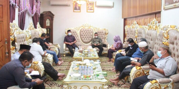 Pimpin Rapat Tim Satgas Covid-19 Terkait Gelaran MTQ, Wabup Pinta Setiap Kafilah Wajib Tunjukan Sertifikat Vaksin