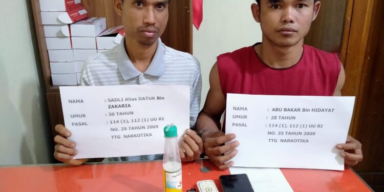 Jual Narkoba, Datuk Ditangkap Bersama Anak Buahnya