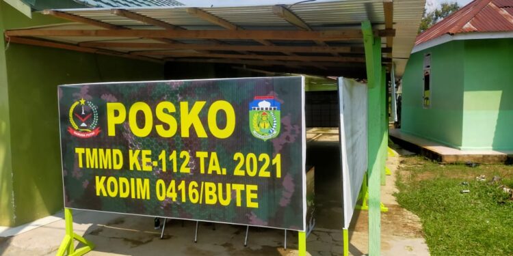 Hari Minggu Piket Poskotis Tetap Pantau perkembangan TMMD