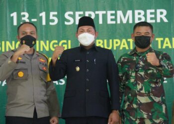 Tinjau Serbuan Vaksin TNI Bersama LPPPI, Wabup : Dalam Rangka MTQ Kita Genjot Vaksinasi Massal