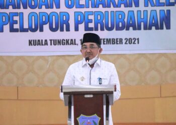Via Virtual, Bupati Berserta Istri Hadiri Roadshow TP-PKK Jambi