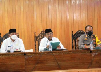 Pimpin Rapat Covid-19 dan Persiapan MTQ, Bupati Ingatkan Penerapan Prokes Harus Lebih Serius