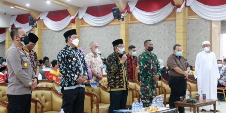 Terkait  Progres Vaksinasi, Bupati : Kita Dapat  Apresiasi dari Panglima TNI, Kapolri dan Gubenur