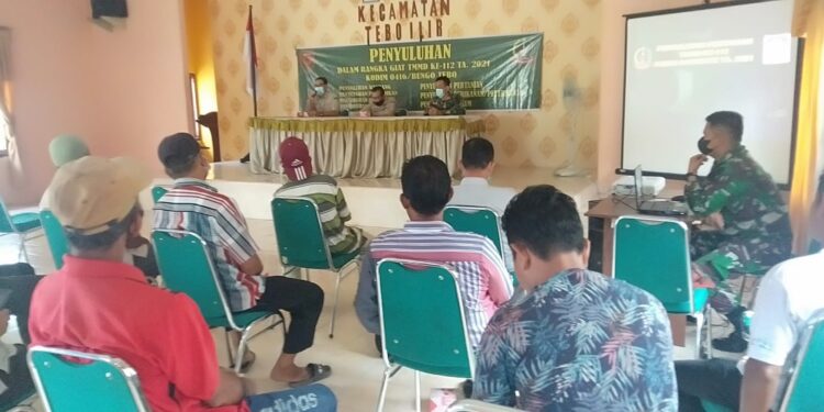 Melalui Kegiatan Penyuluhan Pertanian, Satgas TMMD Bangkitkan Semangat Petani