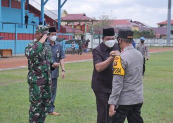 Dampingi Kapolda Jambi Tinjau Persiapan MTQ, Wabup : Alhamdulillah Secara Keseluruan Kita Siap