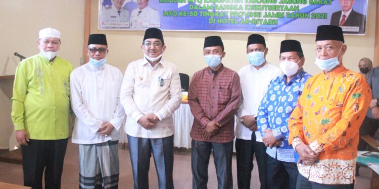 Jelang MTQ ke-50, Bupati Buka TC Tahap Ke-V Qori-Qoriah Tanjab Barat