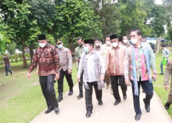 Wabup Hairan Hadiri FCM XVI KEN di Komplek Candi Muaro Jambi
