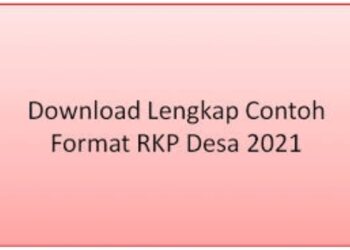 Format RKP Desa 2021, Download Disini