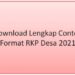 Format RKP Desa 2021, Download Disini