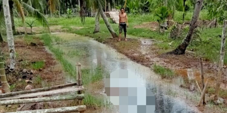 Jatuh ke Parit, Taufik Ditemukan Meninggal Dunia