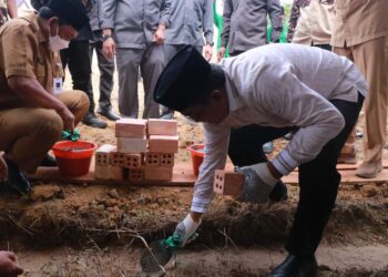 Letakan Batu Pertama Gedung NU Purwodadi, Bupati Harap NU Bersinergi Bersama Pemerintah 