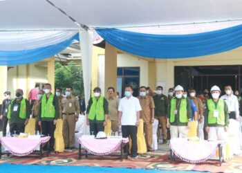 Kepada 150 Peserta Pelatihan Konstruksi, Bupati Harap Bisa Tambah Skill dan Bermanfaat 