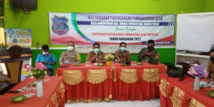 Pemdes Dusun Mudo Gelar Musrenbangdes Penyusunan RKPDes 2022