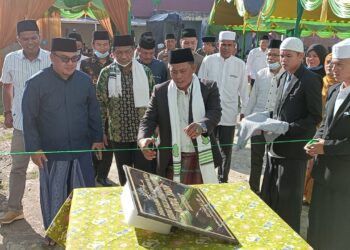 Banjir Pujian, Sofyan Ali Resmikan BLK Ponpes di Merangin