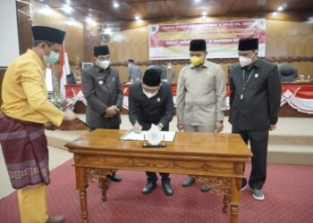 DPRD Tanjab Barat Gelar Paripurna ke II KUA dan PPAS Tahun 2022