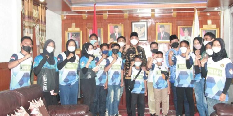 Terima Kunjungan Atlet Taekwondo, Wabup Siap Dukung Prestasi Atlet