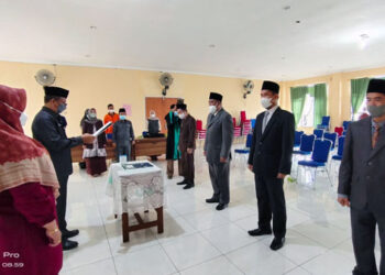 Bupati Tanjabbar Kembali Lantik Pejabat Eselon IV