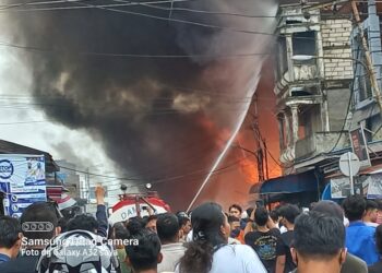 Kebakaran Hanguskan Rumah Warga Jl. Palembang Kuala Tungkal