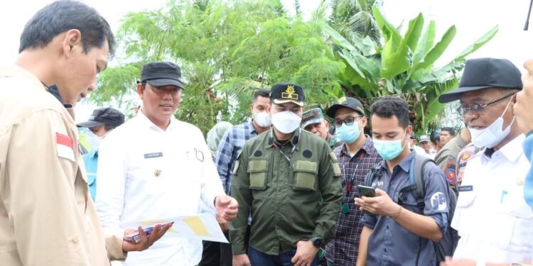 Tinjau Lahan Konflik TSM dan KUD-HM, Wabup : Giat Hari Ini Pengambilan Titik Kordinat