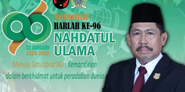 Milad NU Ke-96, Ketua DPRD Ucapkan Selamat dan Sukses