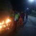 Breaking News! Motor Tanpa Identitas Hangus Terbakar di Gor Serunai Baru Bungo