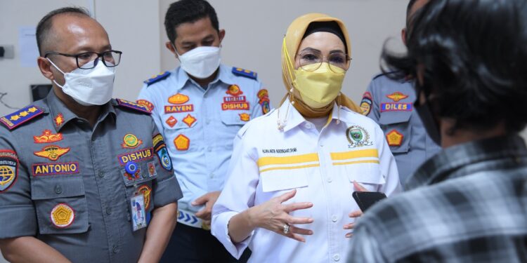 Menuju Zero ODOL, Ketua DPRD Sumsel Anita Kunjungi Dinas Perhubungan OKI