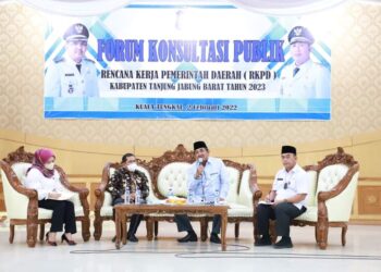 Buka Forum RKPD, Bupati Harap Bisa Bangun Tanjab Barat Dengan Ridho Allah