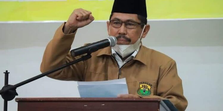 Ketua DPRD H. Abdullah, SE Resmi Pimpin PBSI Tanjab Barat Masa Bakti 2021-2025 