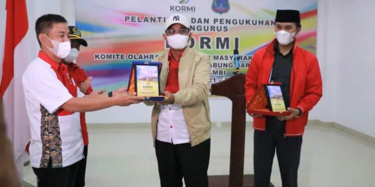Hadiri Pelantikan Pengurus KORMI Tanjabbar, Bupati Harap Lestarikan Olahraga Lokal
