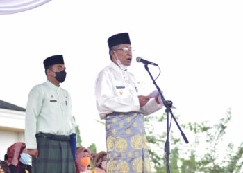 Wagub Abdullah Sani Pimpin Upacara Peringatan HUT ke-65 Provinsi Jambi Tahun 2022