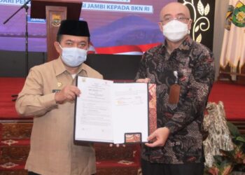 Pemprov Jambi Hibahkan BKN RI, Al Haris Ini Adalah Wujud Sinergitas Yang Baik