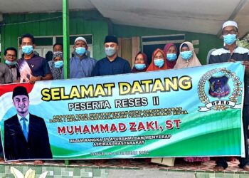 Serap Aspirasi Masyarakat, M Zaki Reses ke Sungai Nibung