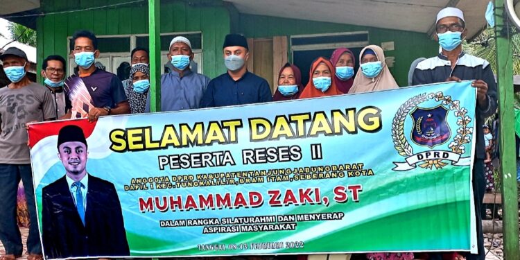 Serap Aspirasi Masyarakat, M Zaki Reses ke Sungai Nibung